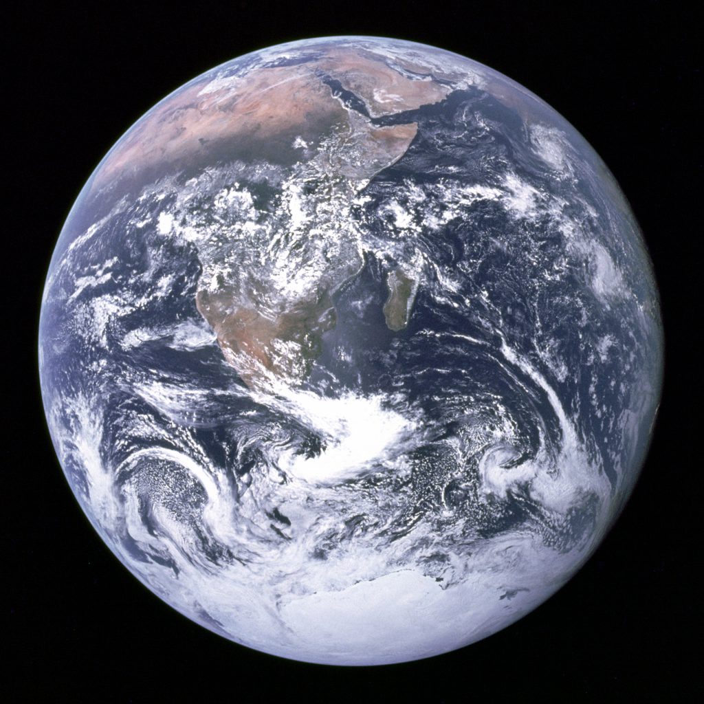 The Earth from space as seen by Apollo astronauts