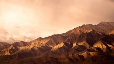 Image of mountains in the region of Ladakh, India. Image is public domain.